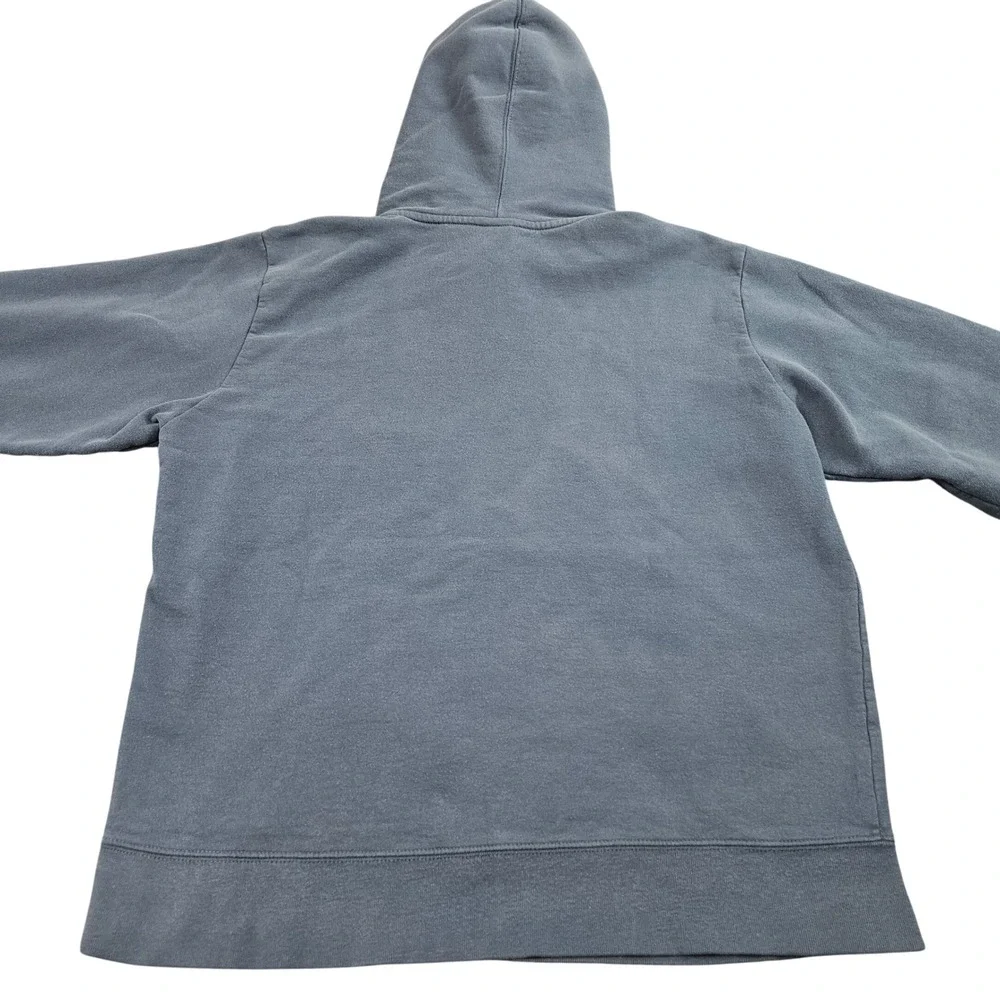 North Face Hoodie Mens Large‎ Blue Orange Since 1968 Graphic Pullover Sweatshirt